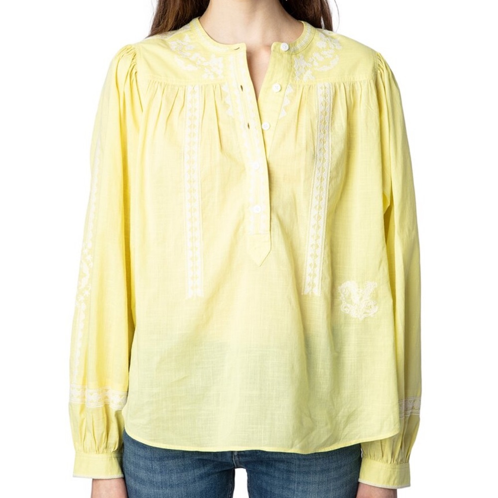 Zadig & Voltaire Tigy Coton Kozak Top